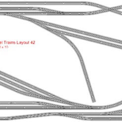 Bachmann E-Z Track Train Layout #042D Train Set HO Scale 5' X 10' DCC Switches