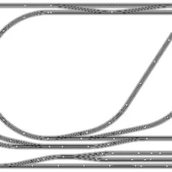 Bachmann E-Z Track Train Layout #043D Train Set HO Scale 5' X 10' DCC Switches