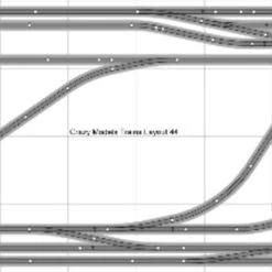 Bachmann E-Z Track Train Layout #044 Train Set HO Scale 5' X 12' Wire Switches