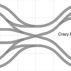 Bachmann E-Z Track Train Layout #047D Train Set HO Scale 4' X 10' DCC Switches