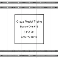 Bachmann E-Z Track HO Scale Double Oval #18 Basic Train Track Set - 44" X 98" -ringkestore shop bac ho ov18 c71e790414d7e989af4bcb2c1dccc1857ff43ebd 23602.1678528108