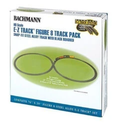 Bachmann 44487 HO Scale E-Z Track Figure 8 Track Pack Steel Alloy