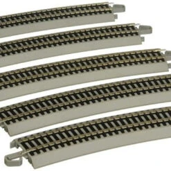 Bachmann 44519 HO Scale E-Z Track 26Radius Curved Track (5/card) -ringkestore shop bac44519 bachmann 44519 ho scale e z track 26radius curved track 5 card 774558784 70640.1609689803