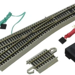 Bachmann 44565 HO Scale E-Z Track #5 Turnout - Left -ringkestore shop bac44565 bachmann 44565 ho scale e z track 5 turnout left 01883.1627055808