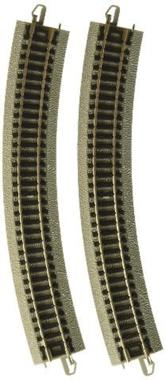 Bachmann 44852 N Scale E-Z Track 12.50" Radius Curved Track (6/card) 3 Bachmann 44852 N Scale E-Z Track 12.50" Radius Curved Track (6/card) - Image 3