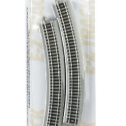 Bachmann 44853 N Scale E-Z Track 14" Radius Curved Track (6/card)