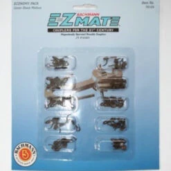 Bachmann 78125 HO E- Z Mate Mark II Center Shank Medium Economy Pack (25 PK) -ringkestore shop bac78125 bachmann 78125 e z mate mark ii magnetic couplers w metal spring center shank 774683954 11521.1622603014