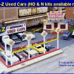 Blair Line 097 N Scale A-to-Z Used Cars Kit