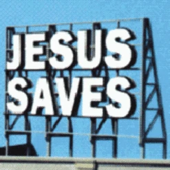 Blair Line 1507 Z/N/HO Scale Jesus Saves Rooftop Sign